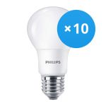 Confezione Multipack 10x Philips Corepro LED Bulbo E27 Pera Ghiaccio 5W 470lm - 930 Luce Calda | Miglior resa cromatica - Sostitua 40W
