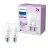 Confezione Multipack 2x Philips Bulbo LED E27 Pera Ghiaccio 13W 1521lm - 840 Bianco Freddo